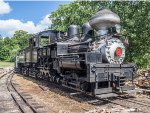 Oregon Lumber Company narrow gage Shay locomotive number 7 at Hesston